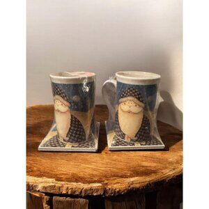 2 Darice 12oz Santa Mug w/Trivets